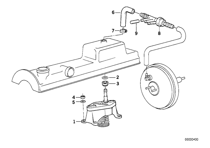 BMW Vacuum Pipe