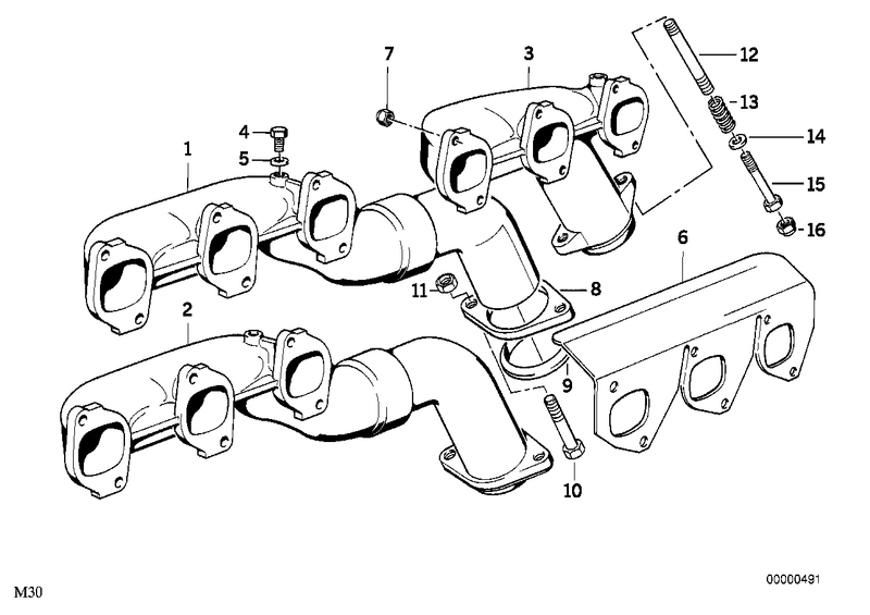 BMW Gasket with Heat Protection Shield