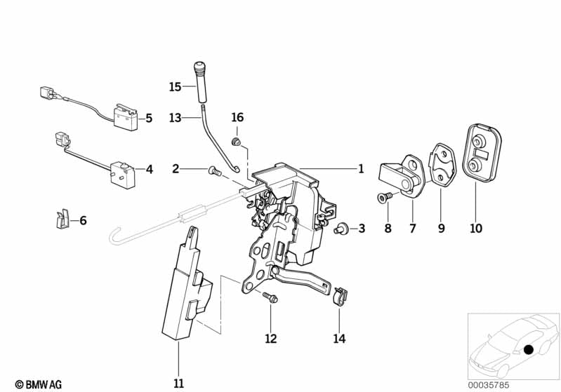 BMW Latch Striker