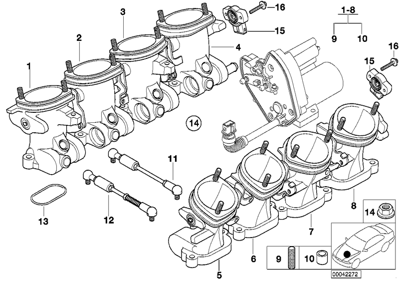 BMW Throttle Housing