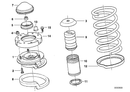 BMW Shock Absorber Foam Bump Stop Damper Set