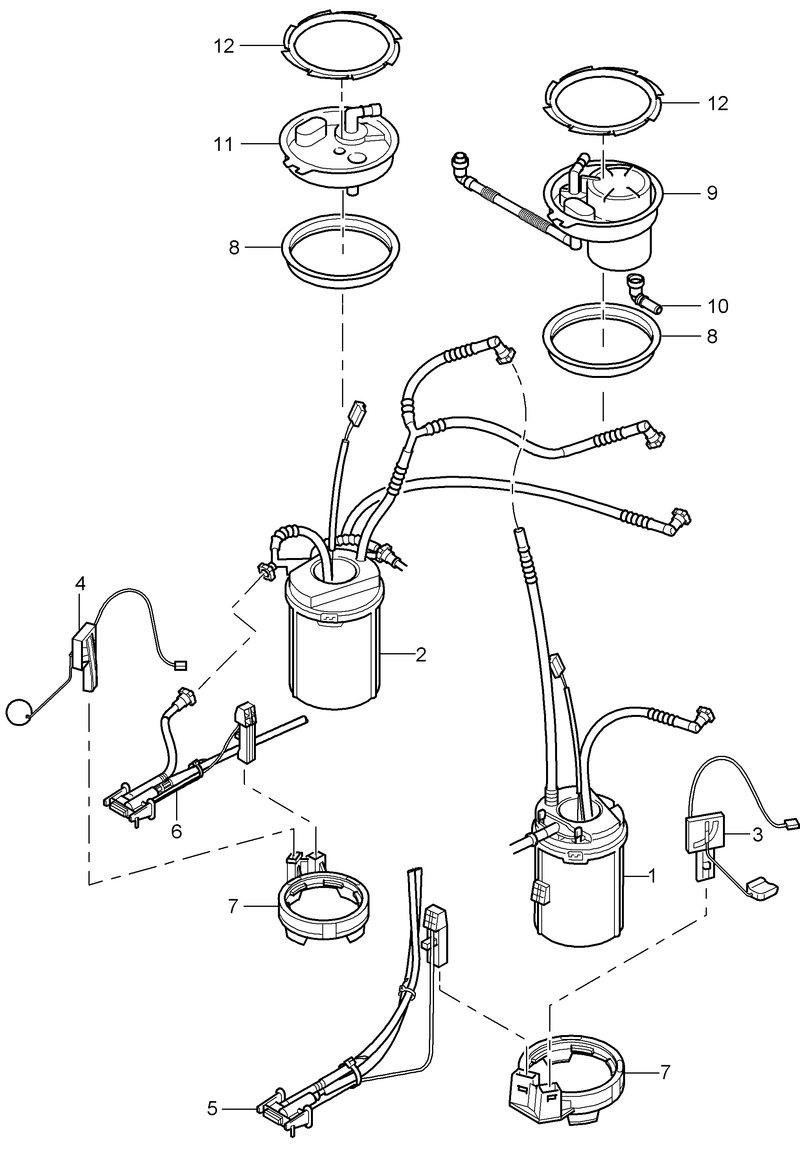 Audi Porsche VW Electric Fuel Pump