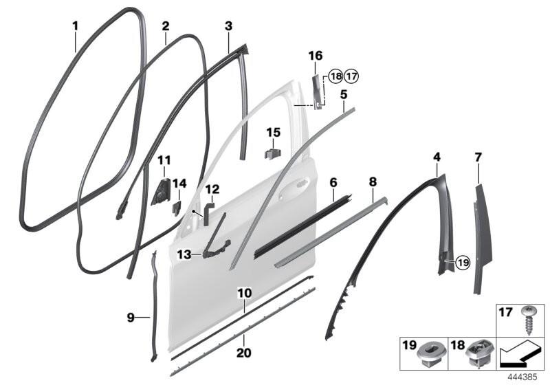 Genuine BMW Trim Panel Retainer Plug