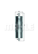 Genuine Mahle BMW Fuel Filter In Line