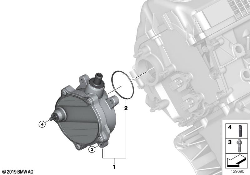 Genuine Pierburg BMW Vacuum Pump Brake System