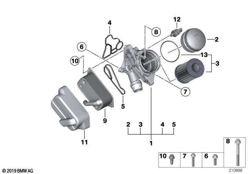 BMW Oil Filter Housing Cap