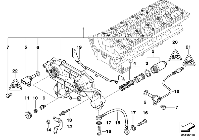 BMW Double Vanos and Cylinder Head Cover Gasket Kit