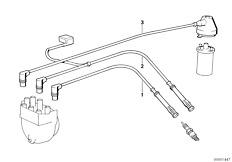 Genuine BMW Ignition Spark Plug Wire