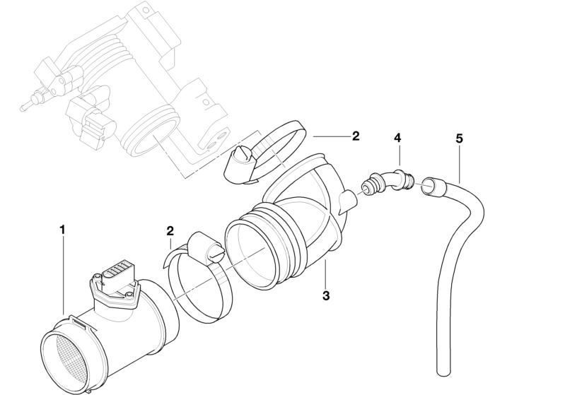 BMW Air Intake Rubber Boot