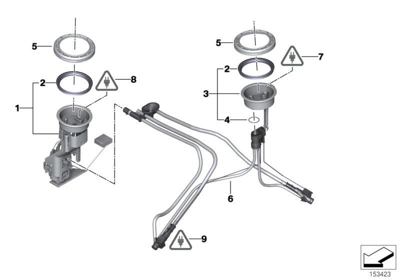 Genuine BMW Fuel Level Sensor Left