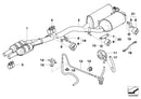 Genuine BMW Exhaust Rubber Mount and Bracket