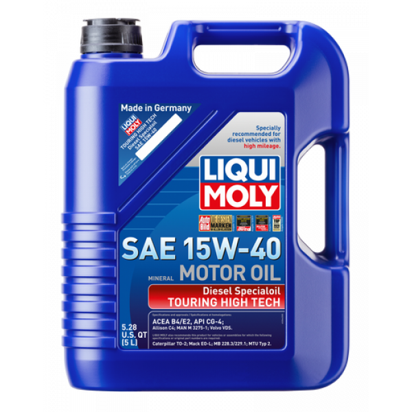 Liqui Moly Diesel Special Oil Touring High Tech SAE 15W-40 5 Litre