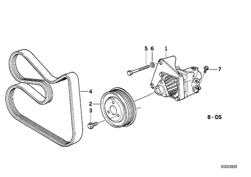 BMW V-Ribbed Belt