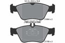 Mercedes-Benz Brake Pad Set Front