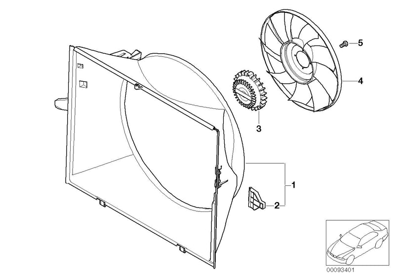 BMW Engine Fan Blade