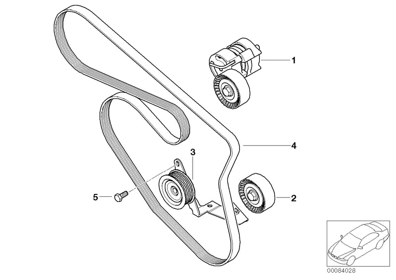 BMW Engine Belt Tensioner and Pulley