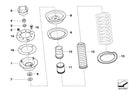 BMW Strut Mount Front Upper Guide Support Bearing