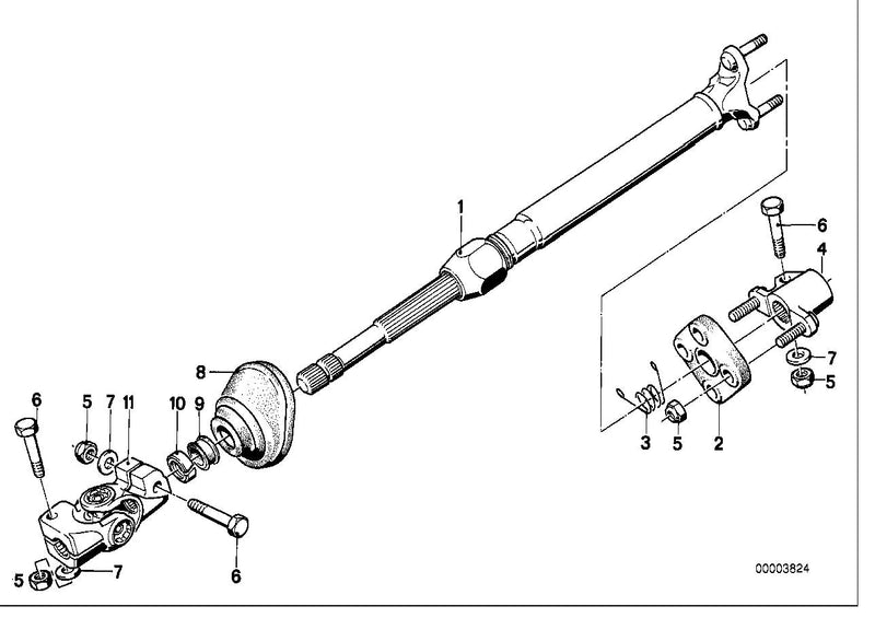 Genuine BMW Universal Flex Joint Disc Front Lower Steering