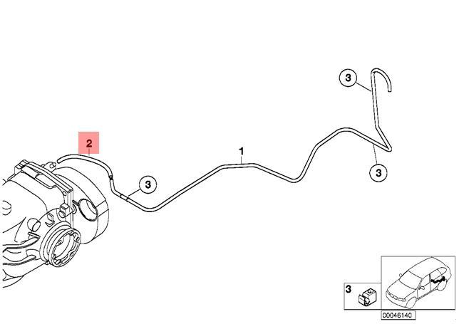 Genuine BMW Final Drive Vent Hose