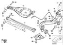 Genuine BMW Trailing Arm Rear Right