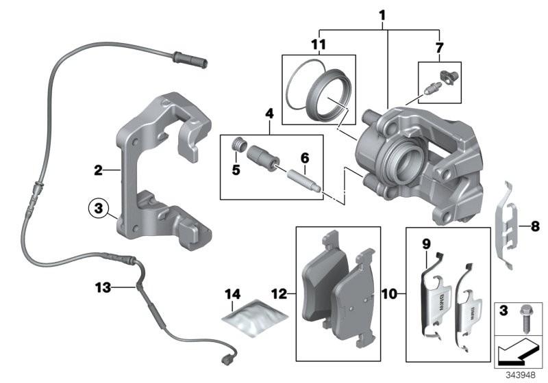 Genuine TEXTAR Q+ BMW Brake Pad Set Front