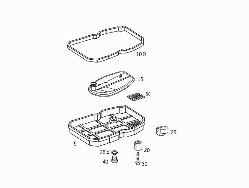 Mercedes-Benz Automatic Transmission Filter and Gasket Kit