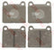 Genuine TRW Mercedes-Benz Brake Pad Set Rear