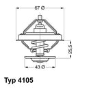 Mercedes-Benz Thermostat and Seal Engine Coolant