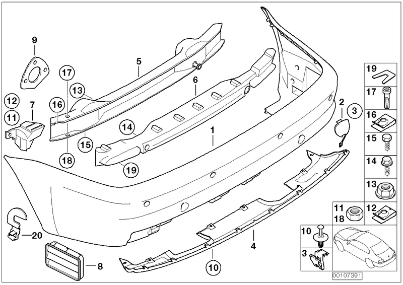 Genuine BMW Front Spoiler Lip