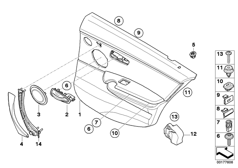 Genuine BMW Door Pull Handle Cover