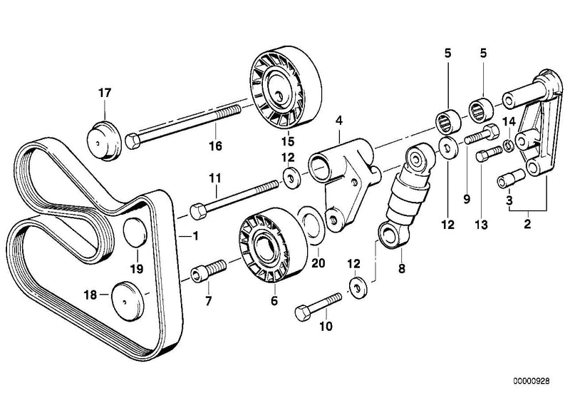 BMW Hydraulic Belt Tensioner Vibration Damper