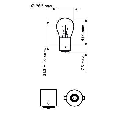 BMW Light Bulb P21W