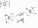 Mercedes-Benz Propeller Drive Shaft Universal Joint Flex Disc Guibo Kit