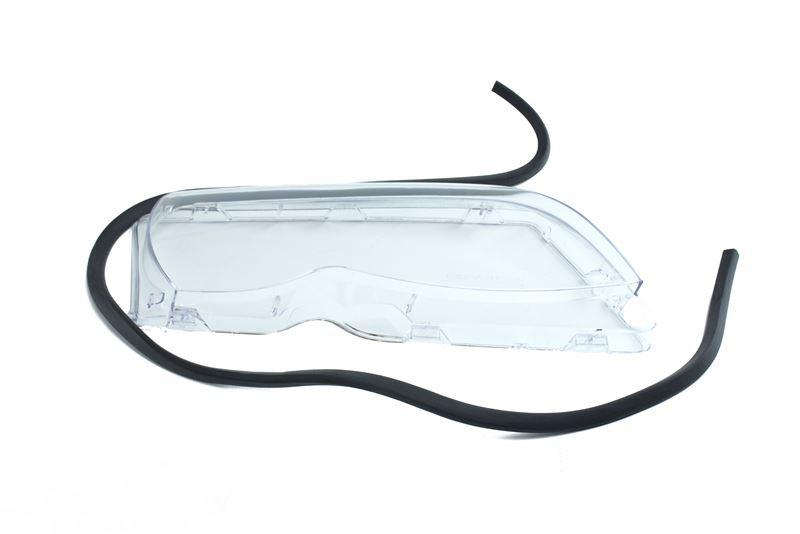 BMW Headlight Cover Lens and Rubber Gasket