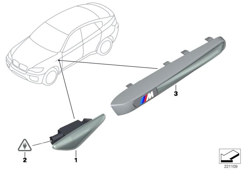 Genuine BMW Indicator Front Side Panel