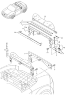 Audi TT Rear Windbreak Toothed Belt