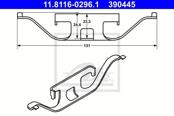 Genuine Ate BMW Land Rover Brake Caliper Anti Rattle Spring