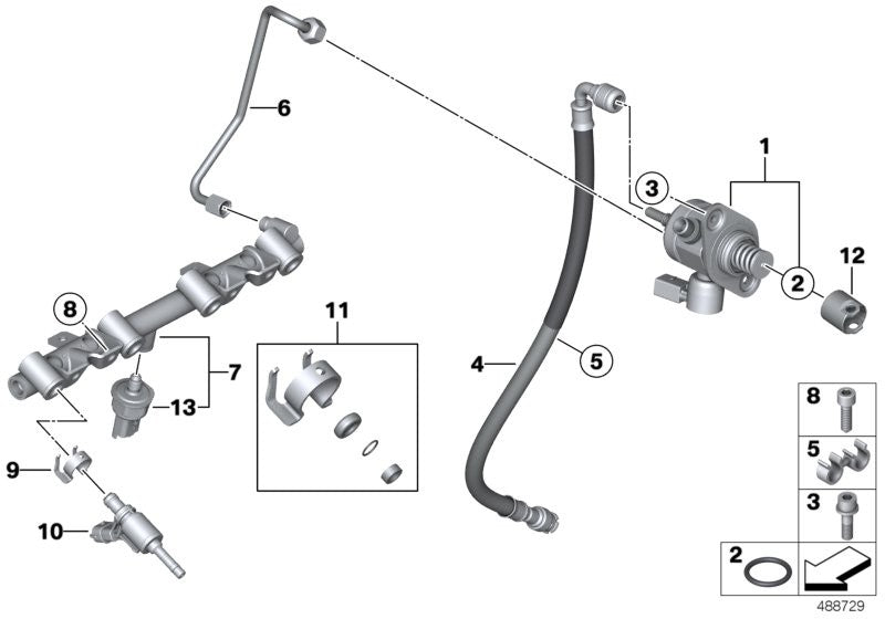 Genuine Bosch BMW High Pressure Electric Fuel Pump