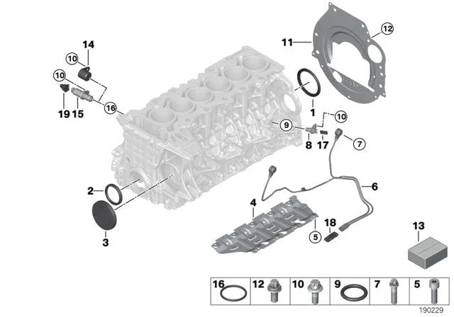 BMW Engine Crankshaft Pulse Sensor