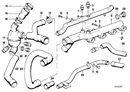 Genuine BMW Engine Coolant Water Hose