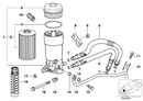 Genuine Hengst BMW Engine Oil Filter and Seal Kit