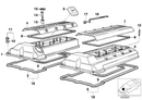 Genuine BMW Rocker Cover Gasket Set Right Cylinders 1 - 4