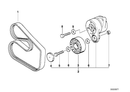 BMW Engine Belt Tensioner and Pulley