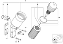 Genuine BMW Oil Filter Housing O-Ring