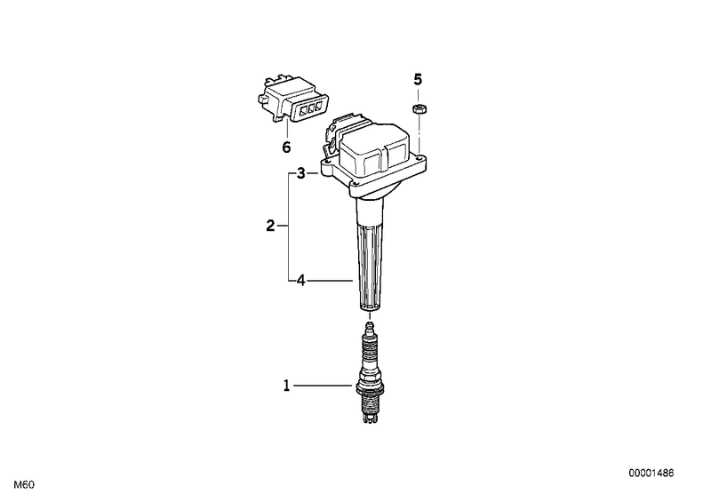 Genuine Bosch BMW Porsche Engine Spark Plug