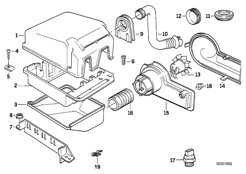 BMW Electronic Control Ventilation Box