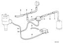 Genuine BMW Control Unit Air Valve Carburetor Hose