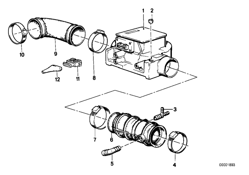 BMW Air Intake Rubber Boot