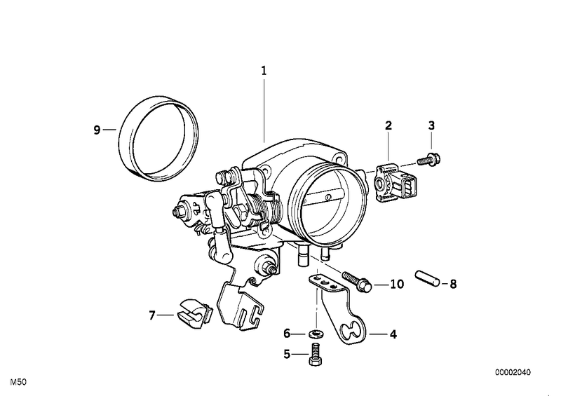 BMW Land Rover Throttle Housing Intake Manifold Gasket