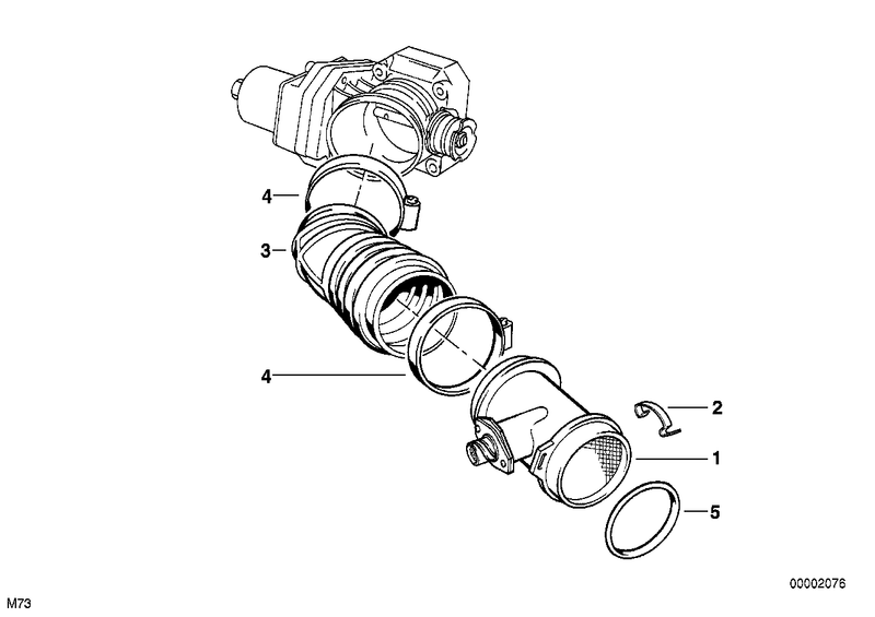 BMW Air Intake Rubber Boot